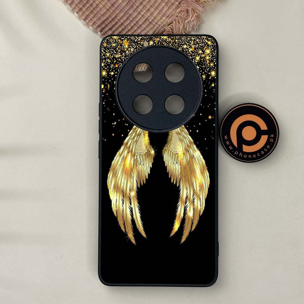 Honor X9c 5G - Angel Wings Series - Premium Metal Printed soft Bumper shock Proof Case