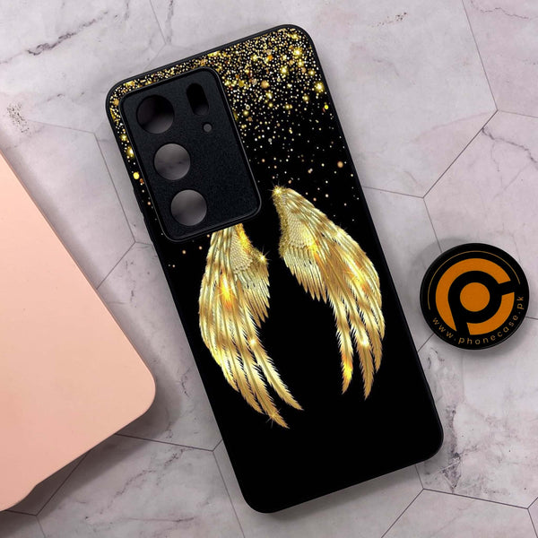 Realme C75x 4G - Angel Wings Series - Premium Metal Printed soft Bumper shock Proof Case