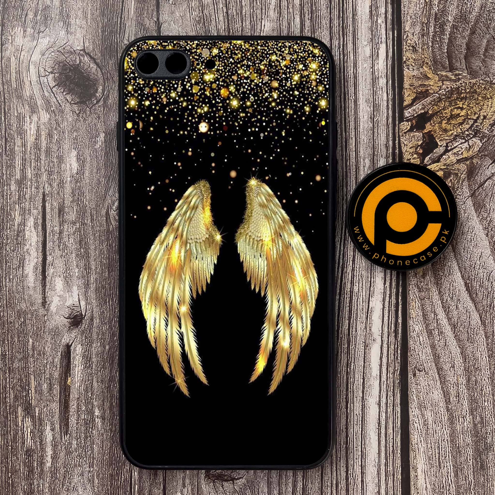 iPhone 7 Plus/ 8 Plus - Angel Wings Series - Premium Metal Printed soft Bumper shock Proof Case