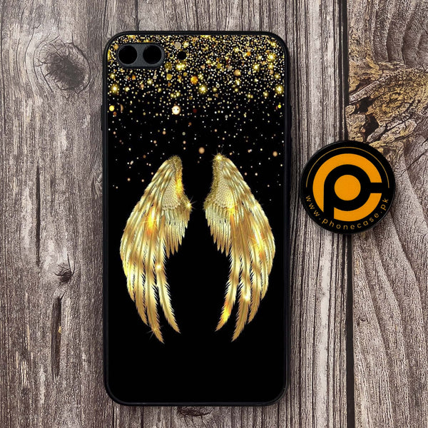 iPhone 7 Plus / 8 Plus - Angel Wings Design 1 - Premium Metal Printed soft Bumper shock Proof Case CS-18181 CS-34825