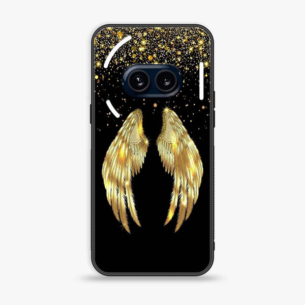 Nothing Phone (2a) - Angel Wings Series - Premium Metal Printed soft Bumper Shock Proof Case