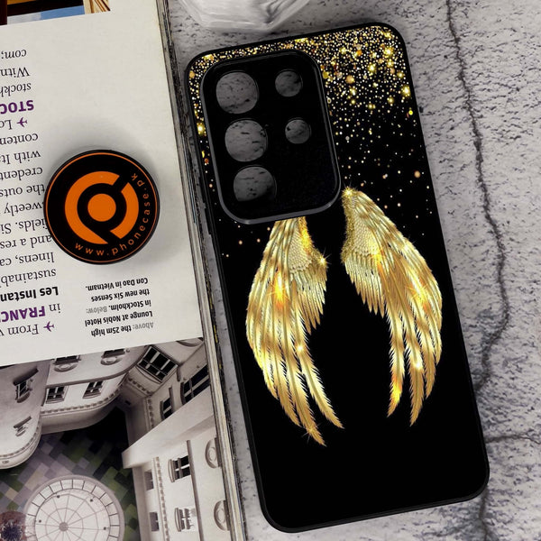 Vivo Y29 4G - Angel Wings Design 1 - Premium Metal Printed soft Bumper Shock Proof Case CS-43363