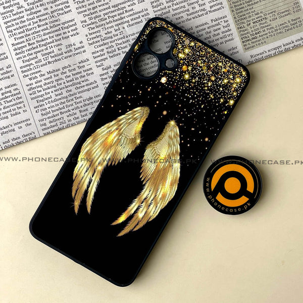 Samsung Galaxy A06  - Angel Wings Design 1  - Premium Metal Printed soft Bumper shock Proof Case CS-34279