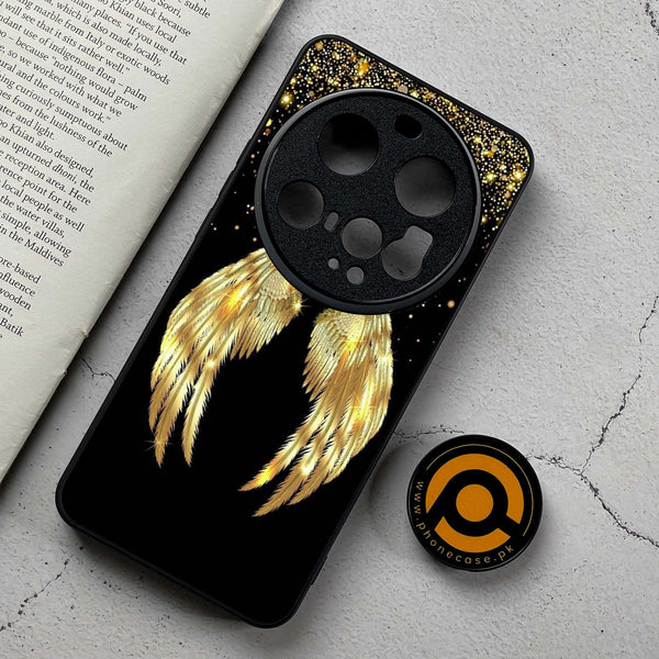 Xiaomi 15 Ultra - Angel Wings Series - Premium Metal Printed Soft Bumper Shockproof Case