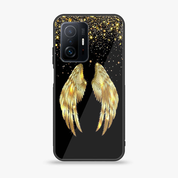 Xiaomi 11T - Angel Wing Series - Premium Printed Glass soft Bumper shock Proof Case