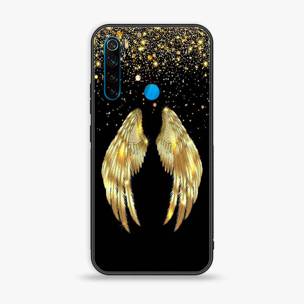 Redmi Note 8 - Angel Wings Design 1 - Premium Printed Glass soft Bumper shock Proof Case CS-9908