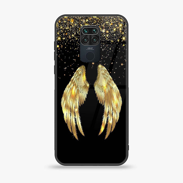 Xiaomi Redmi 10X 4G / Xiaomi Redmi Note 9 - Angel Wings Design 1 -  Premium Printed Metal soft Bumper shock Proof Case  CS-32881
