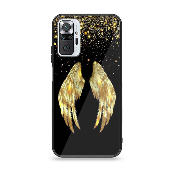 Xiaomi Redmi Note 10 Pro - Angel Wings Series - Premium Printed Glass soft Bumper shock Proof Case