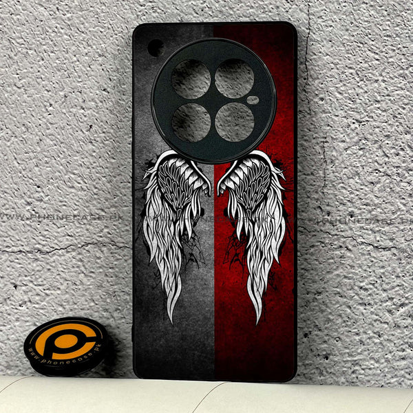 Infinix Zero 40 - Angel Wings Design 2 - Premium Printed Glass soft Bumper shock Proof Case CS-21575