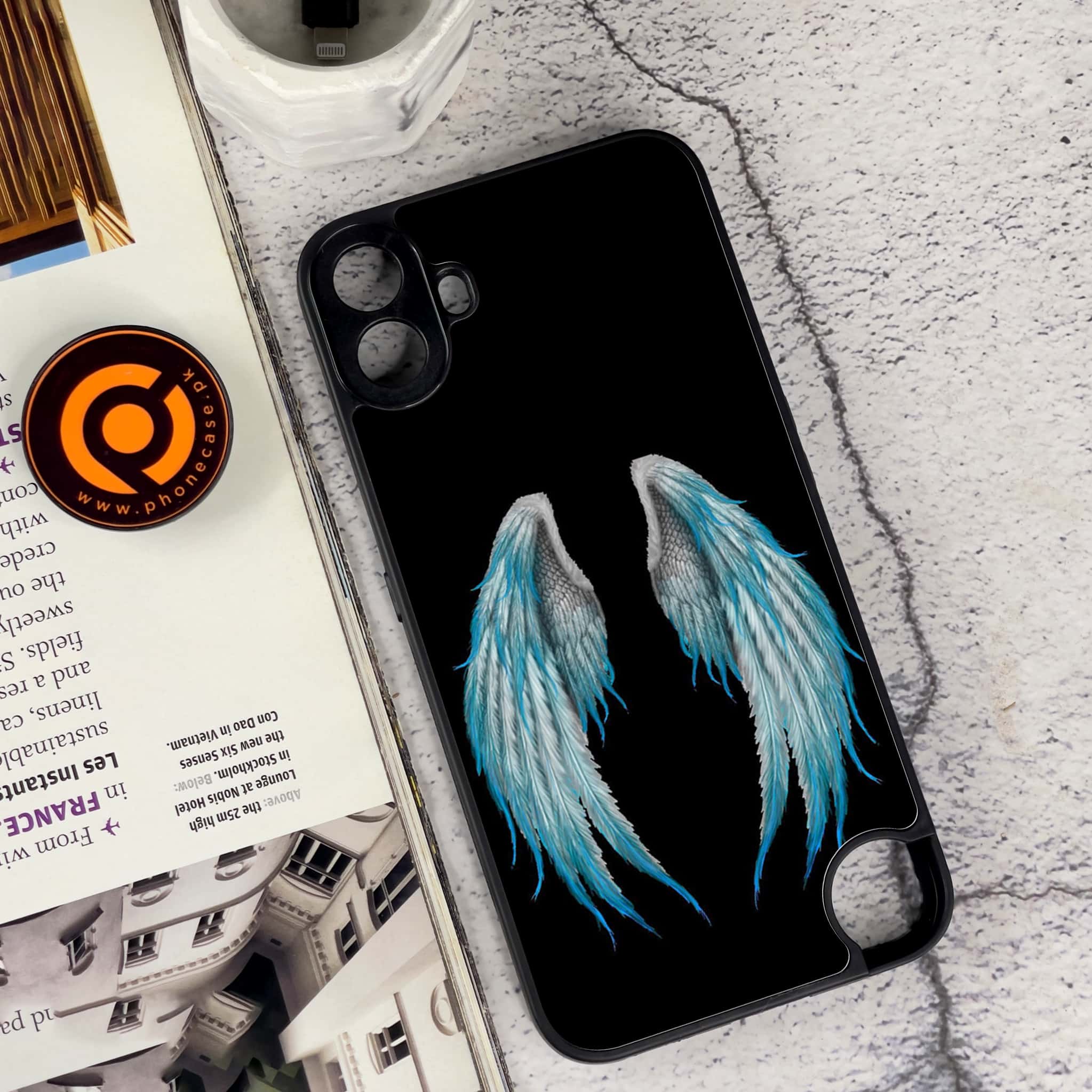 Nothing CMF Phone 1 - Angel Wings Series - Premium Metal Printed soft Bumper Shock Proof Case