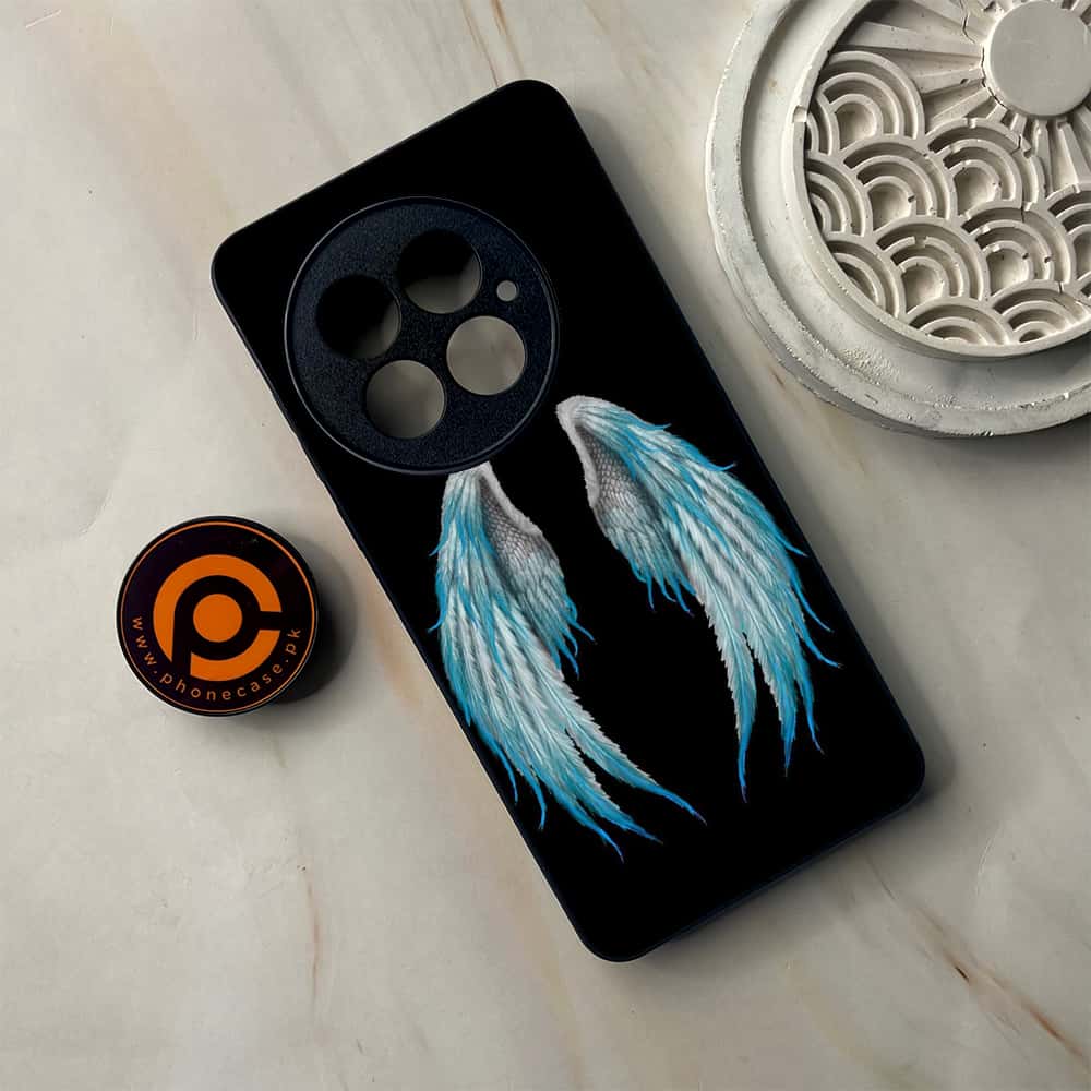 OnePlus 13 - Angel Wings Series - Premium Metal Printed soft Bumper shock Proof Case