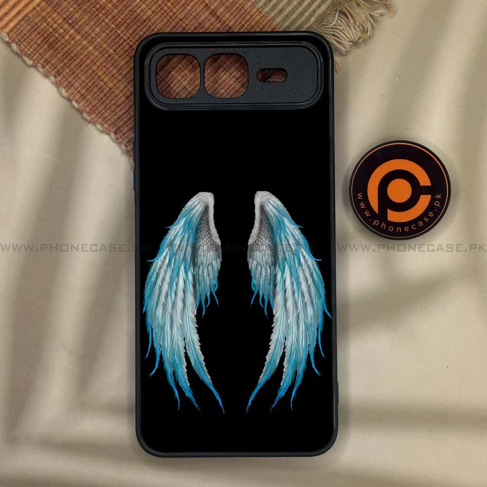 Infinix Smart 10 Plus - Angel Wings Series - Premium Metal Printed soft Bumper shock Proof Case