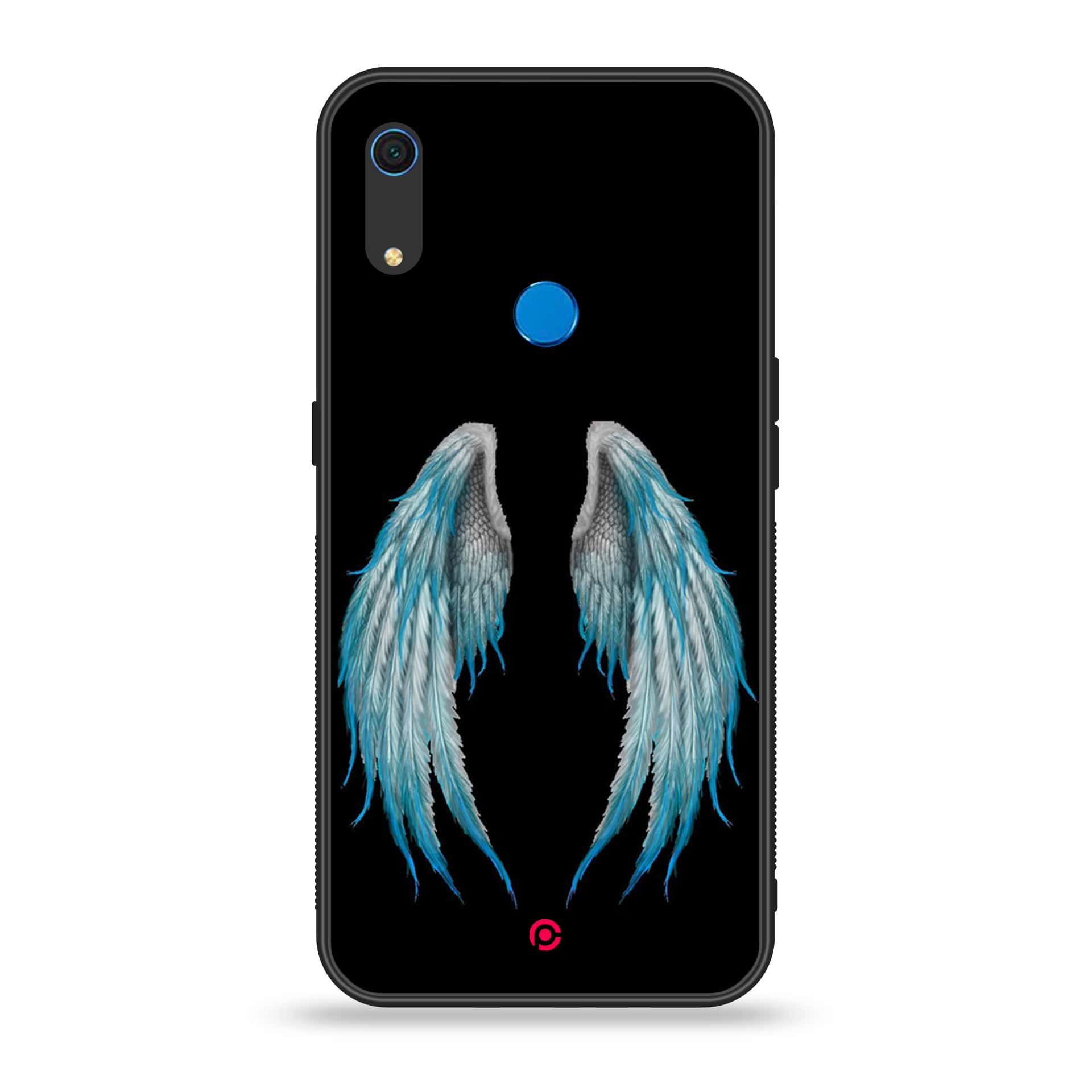 Huawei Y6s - Angel Wings Series - Premium Printed Metal soft Bumper shock Proof Case