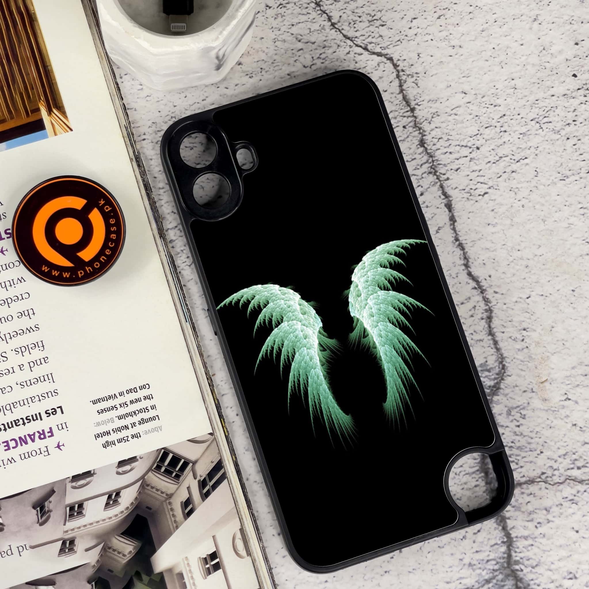 Nothing CMF Phone 1 - Angel Wings Series - Premium Metal Printed soft Bumper Shock Proof Case