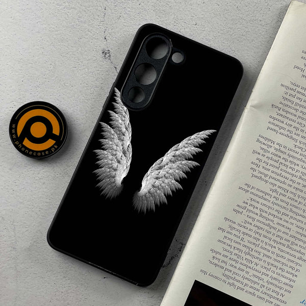 Vivo Y04 - Angel Wings Design 6 - Premium Metal Printed Soft Bumper Shockproof Case CS-42314