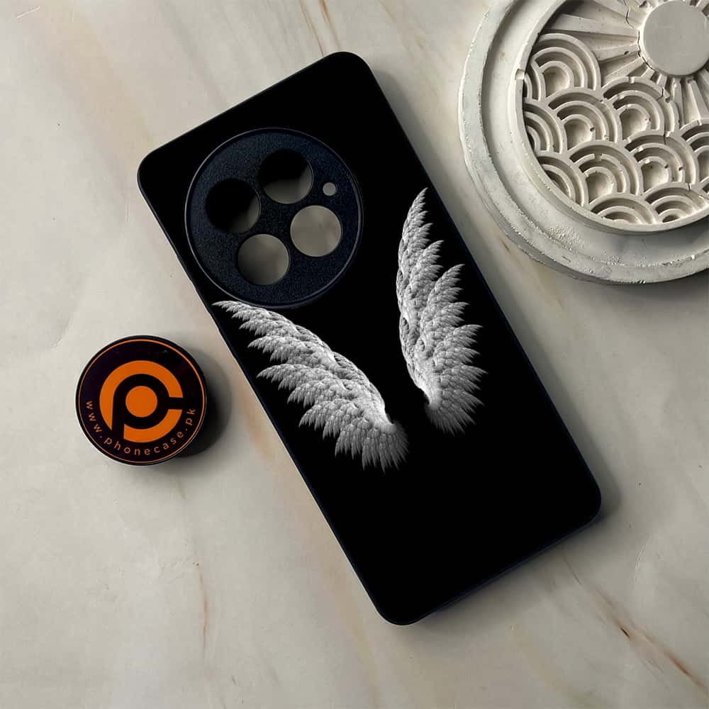 OnePlus 13 - Angel Wings Series - Premium Metal Printed soft Bumper shock Proof Case