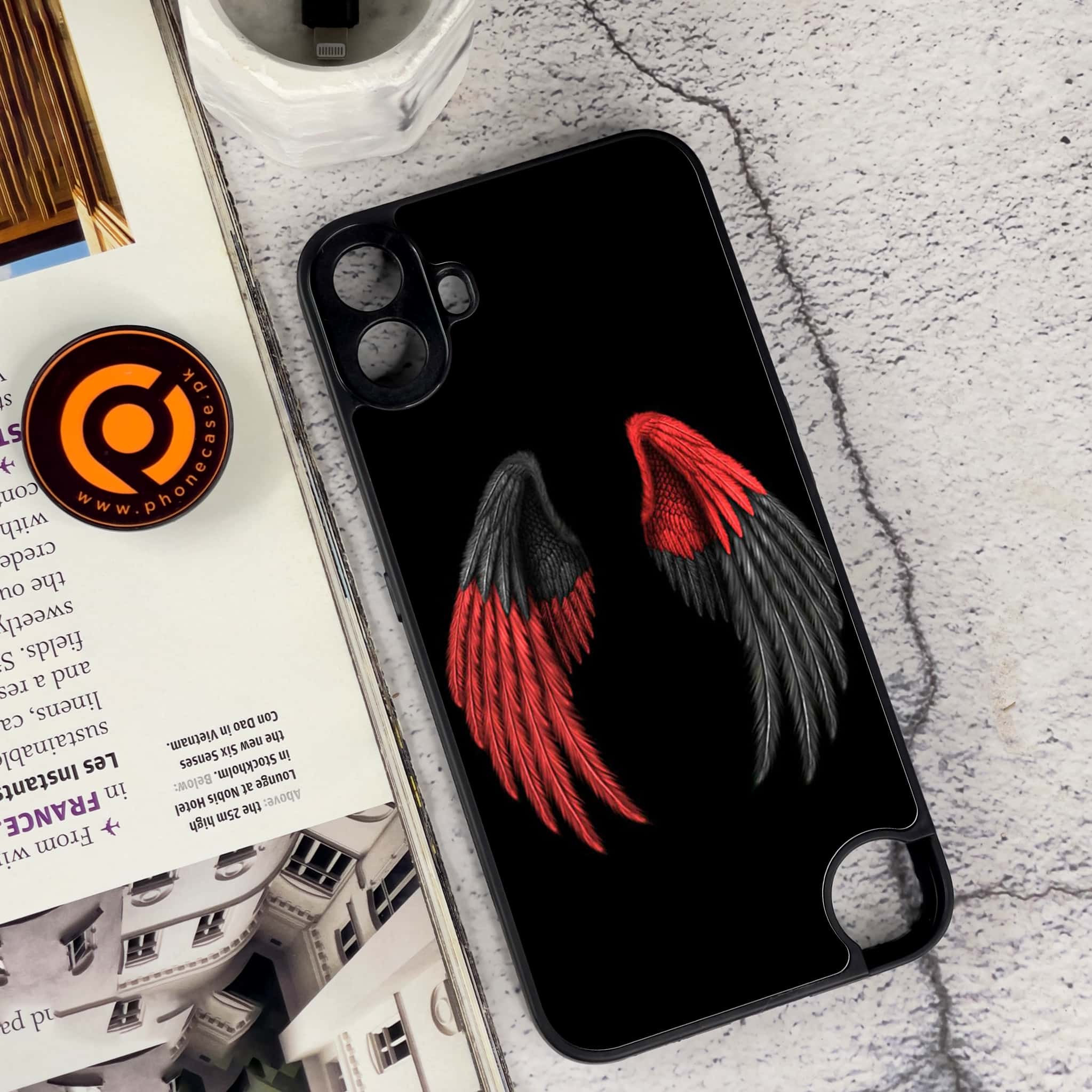 Nothing CMF Phone 1 - Angel Wings Series - Premium Metal Printed soft Bumper Shock Proof Case