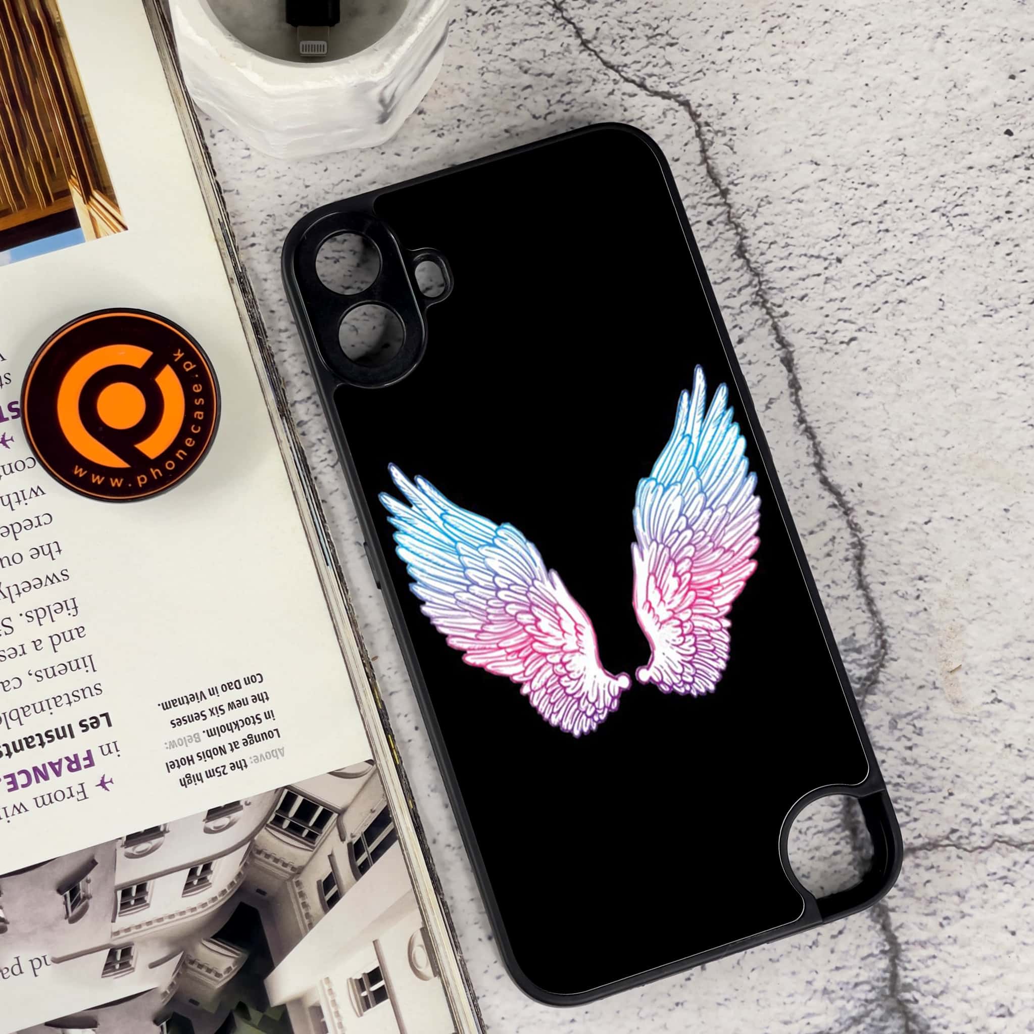 Nothing CMF Phone 1 - Angel Wings Series - Premium Metal Printed soft Bumper Shock Proof Case