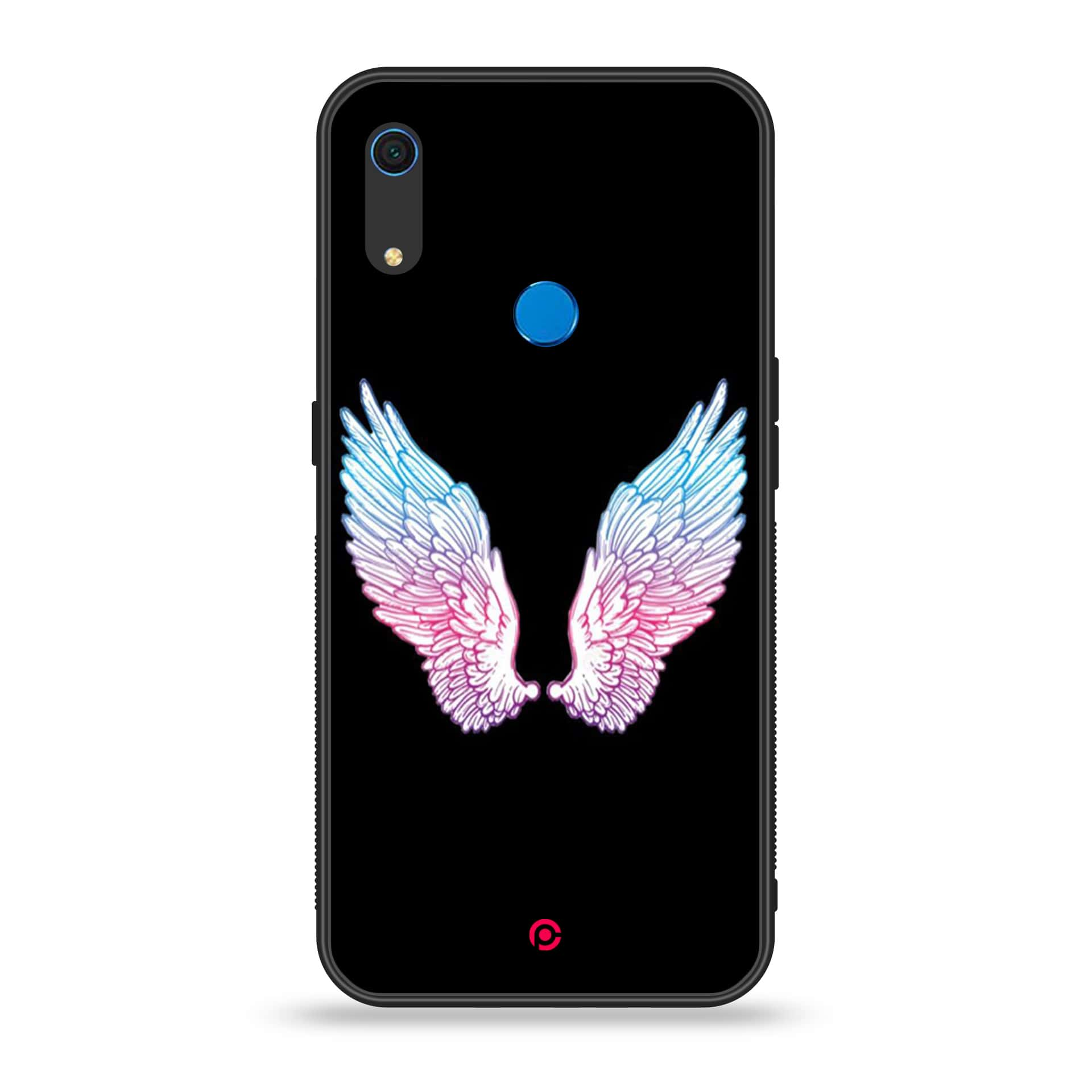 Huawei Y6s - Angel Wings Series - Premium Printed Metal soft Bumper shock Proof Case