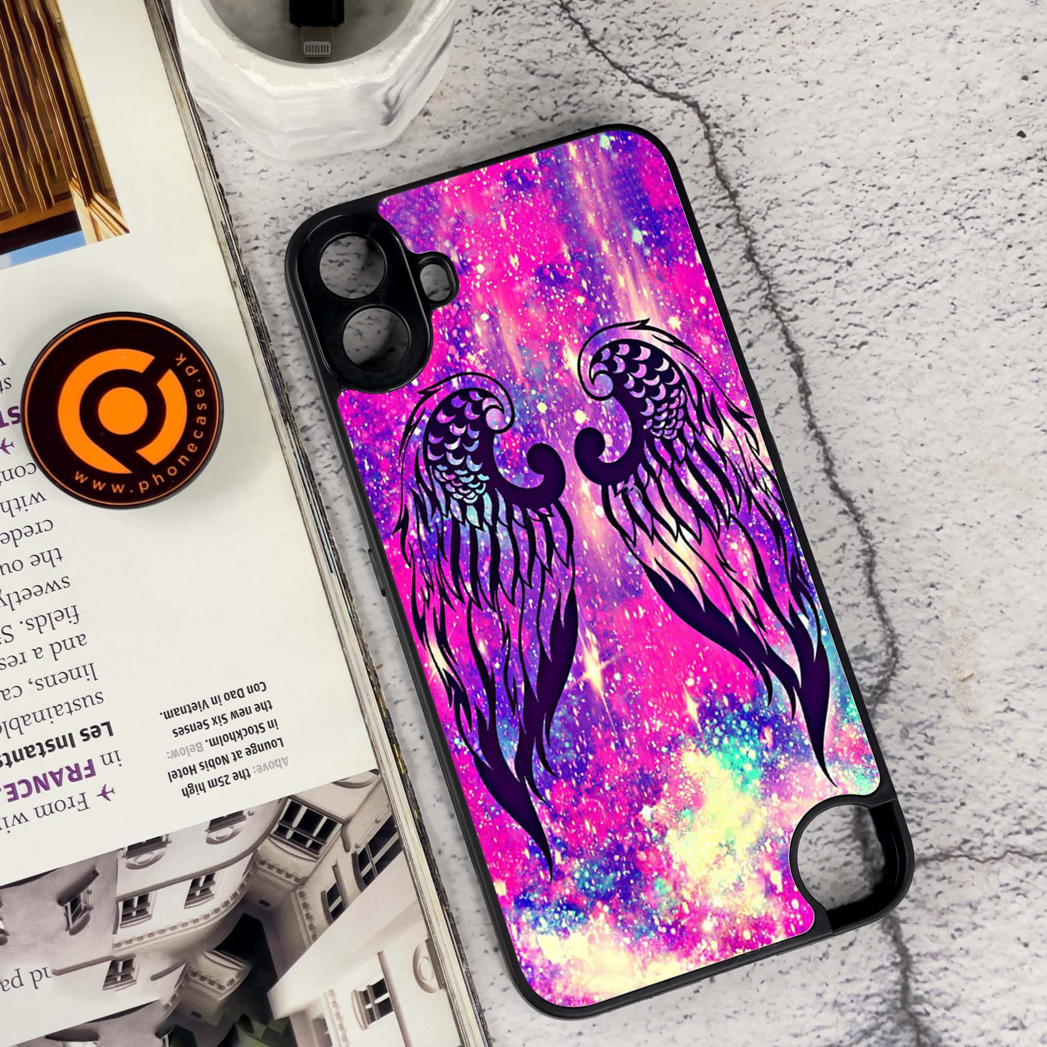 Nothing CMF Phone 1 - Angel Wings Series - Premium Metal Printed soft Bumper Shock Proof Case