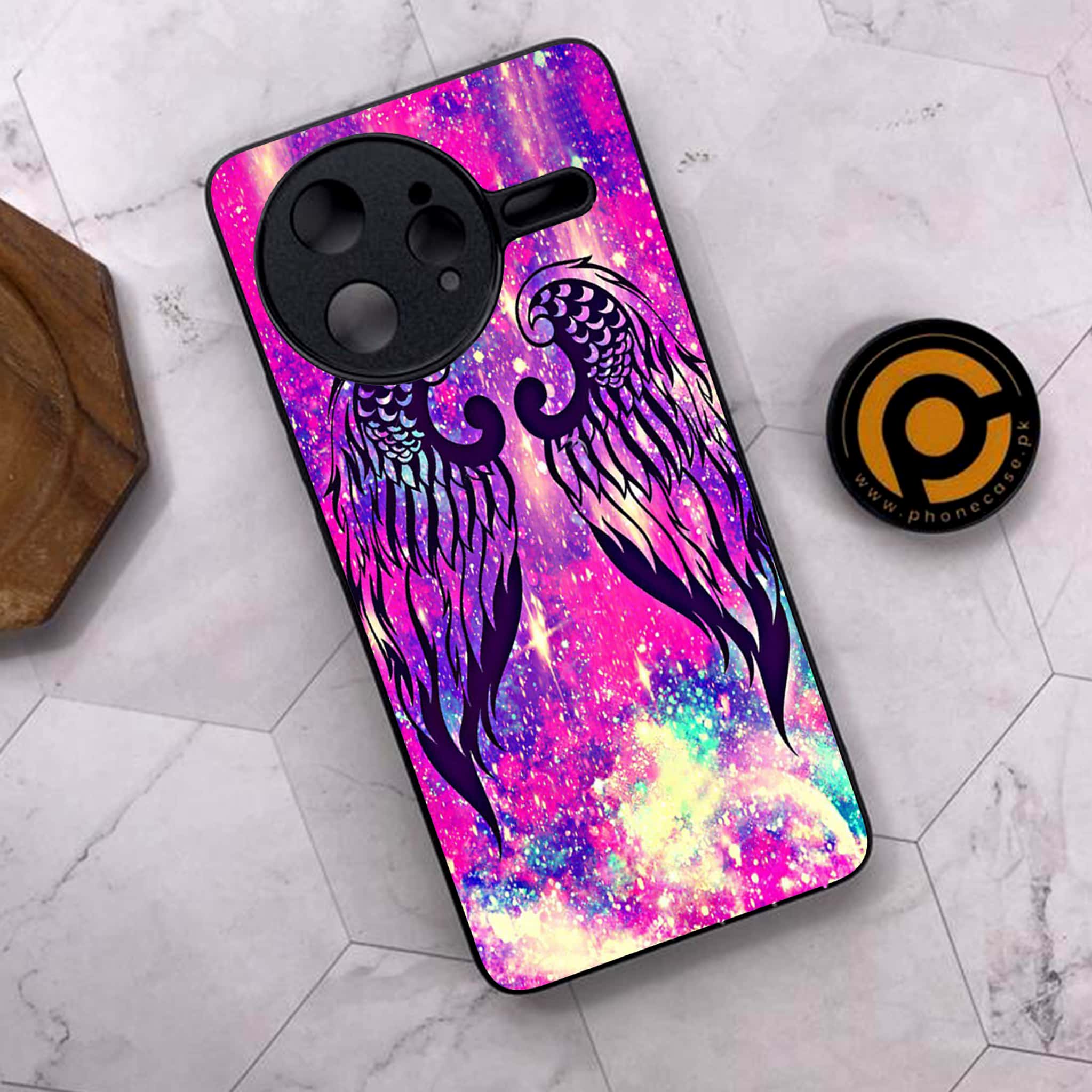 Xiaomi Poco F7 Ultra 5G - Angel Wings Series - Premium Metal Printed soft Bumper shock Proof Case