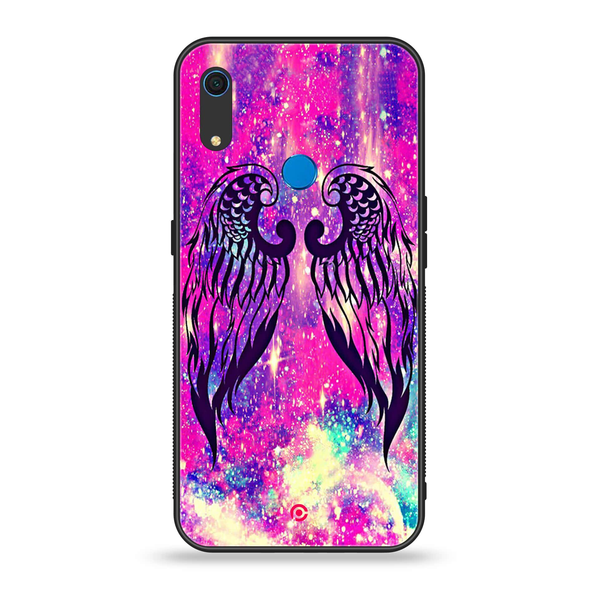 Huawei Y6s - Angel Wings Series - Premium Printed Metal soft Bumper shock Proof Case