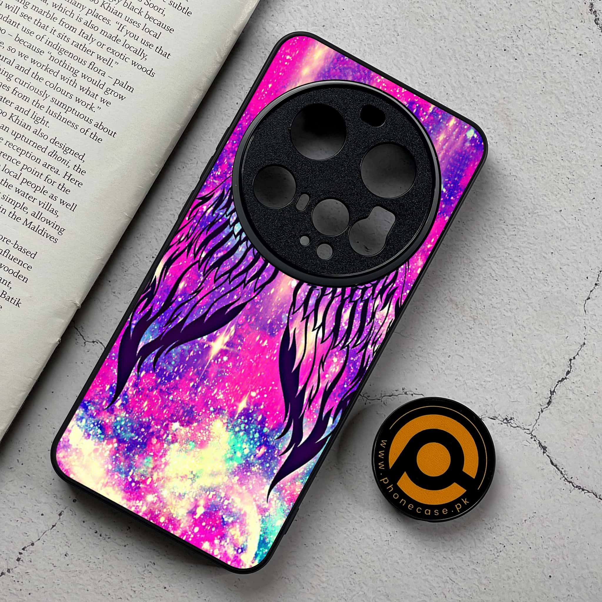 Xiaomi 15 Ultra - Angel Wings Series - Premium Metal Printed Soft Bumper Shockproof Case