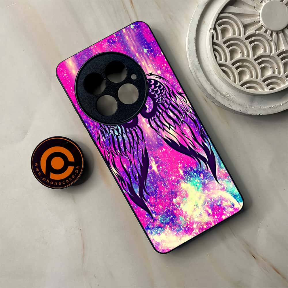 OnePlus 13 - Angel Wings Series - Premium Metal Printed soft Bumper shock Proof Case