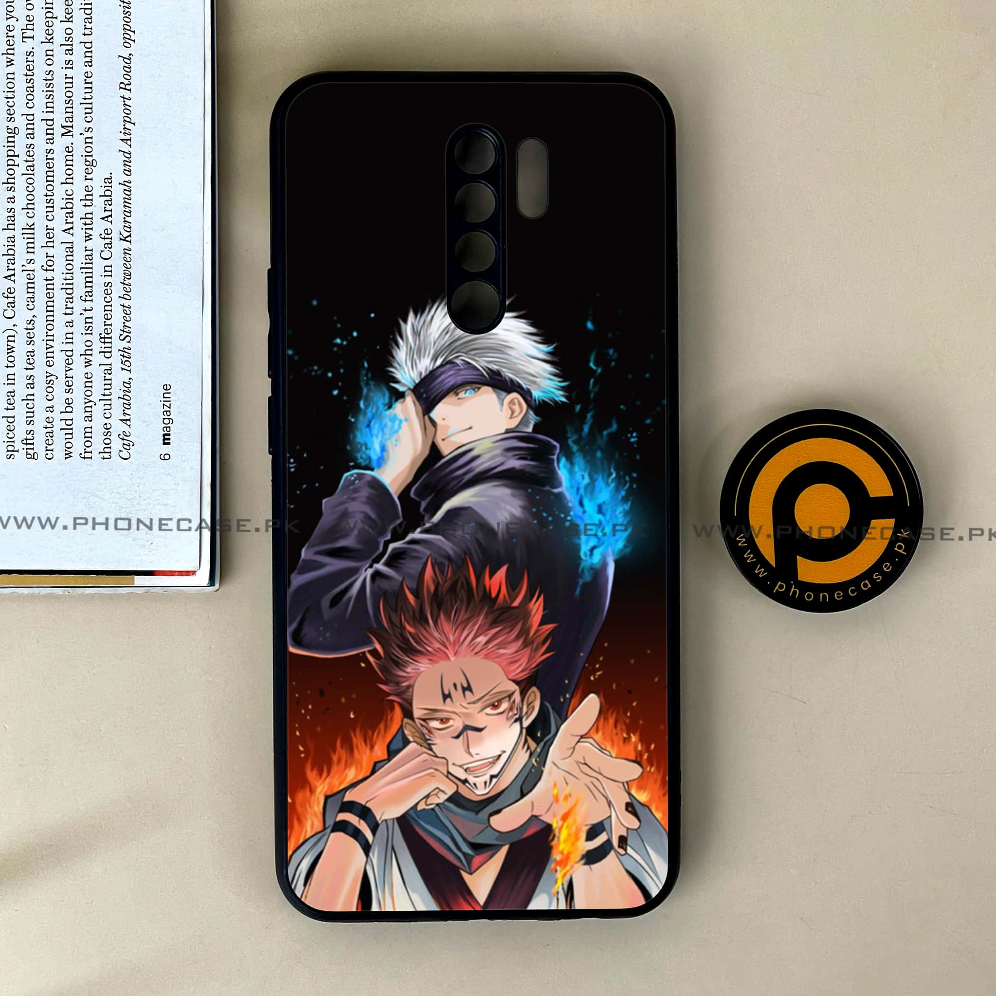 Xiaomi Redmi 9 - Anime 2.0 Series - Premium Printed Glass soft Bumper shock Proof Case