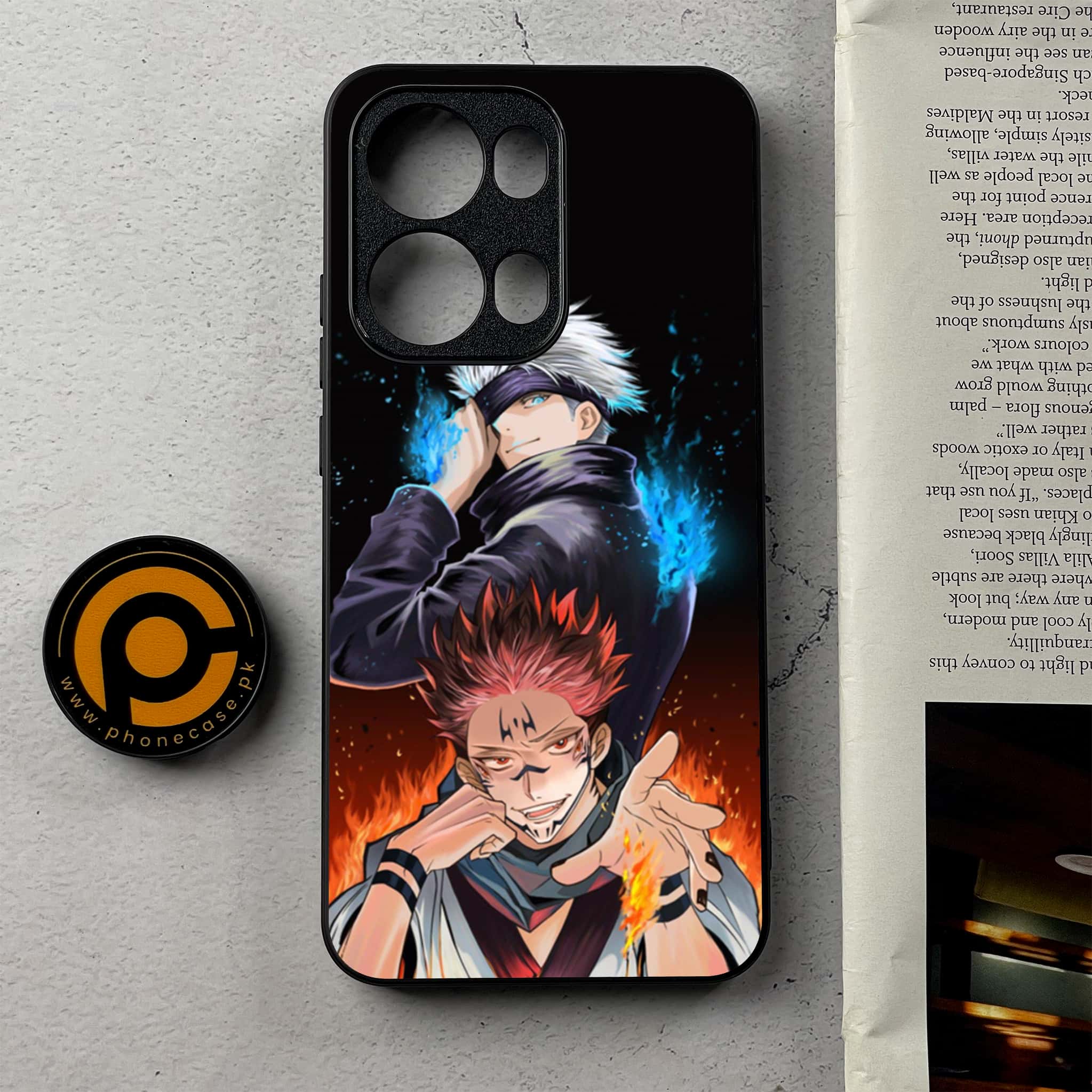 Oppo Reno 13 Pro - Anime 2.0 Series - Premium Metal Printed Soft Bumper Shockproof Case