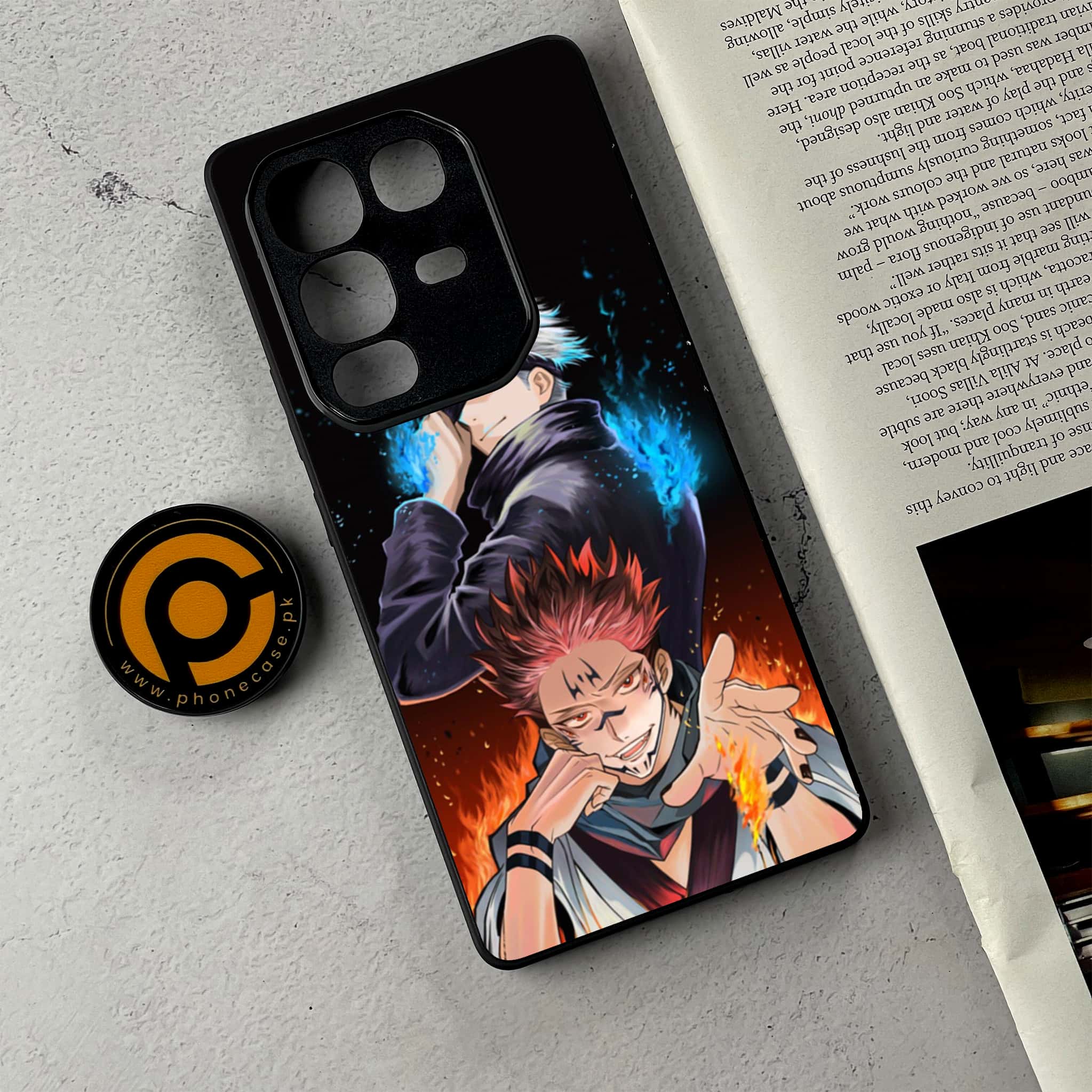 Infinix Note 50 Pro Plus - Anime 2.0 Series - Premium Metal Printed Soft Bumper Shockproof Case