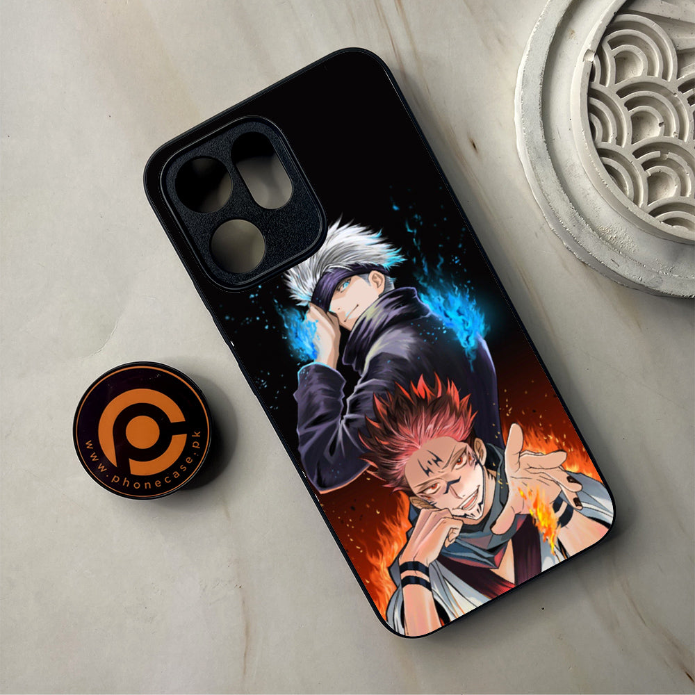 Oppo Reno 14F - Anime 2.0 Series - Premium Metal Printed Soft Bumper Shockproof Case
