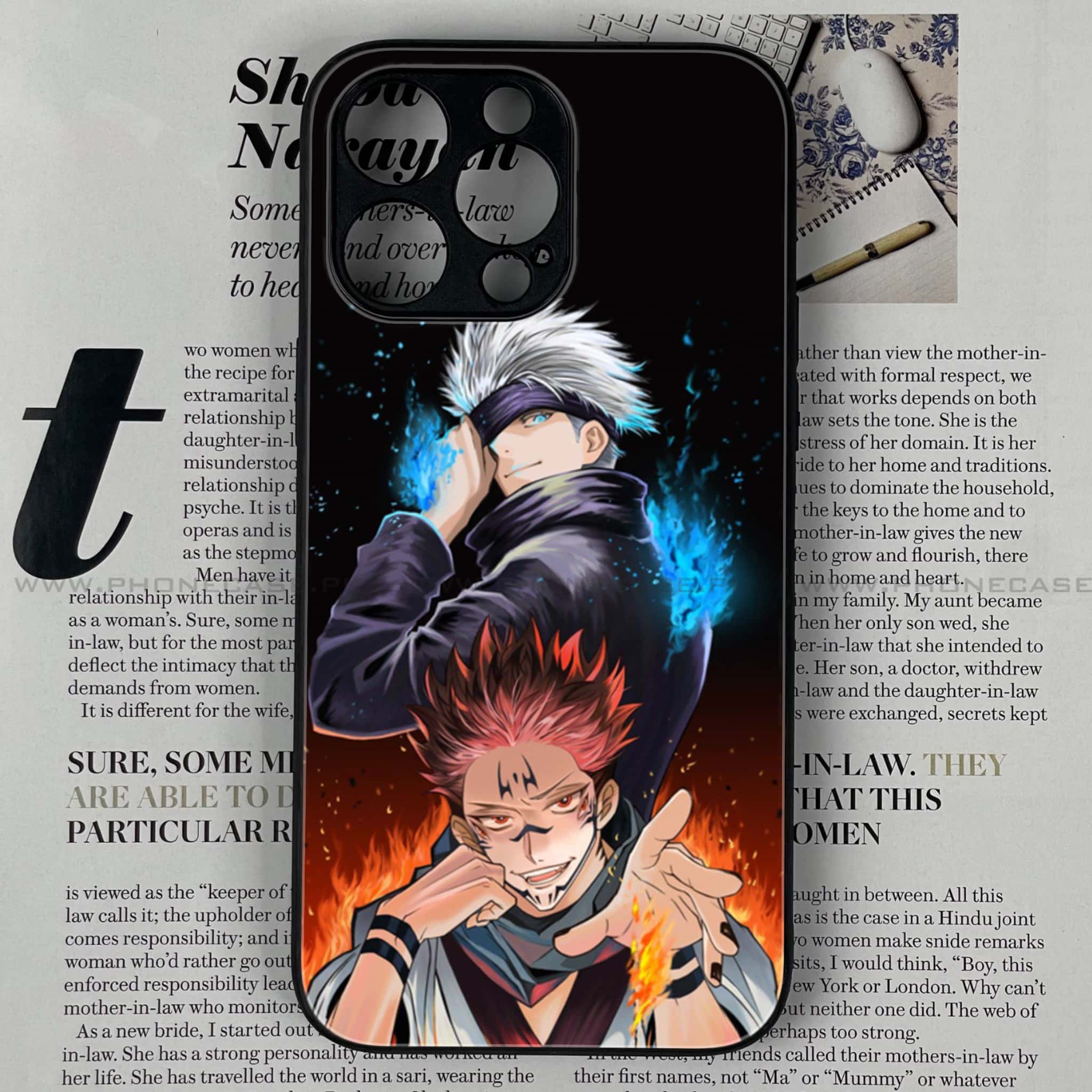 iPhone 14 Pro Max - Anime 2.0 Series - Premium Metal Printed soft Bumper shock Proof Case