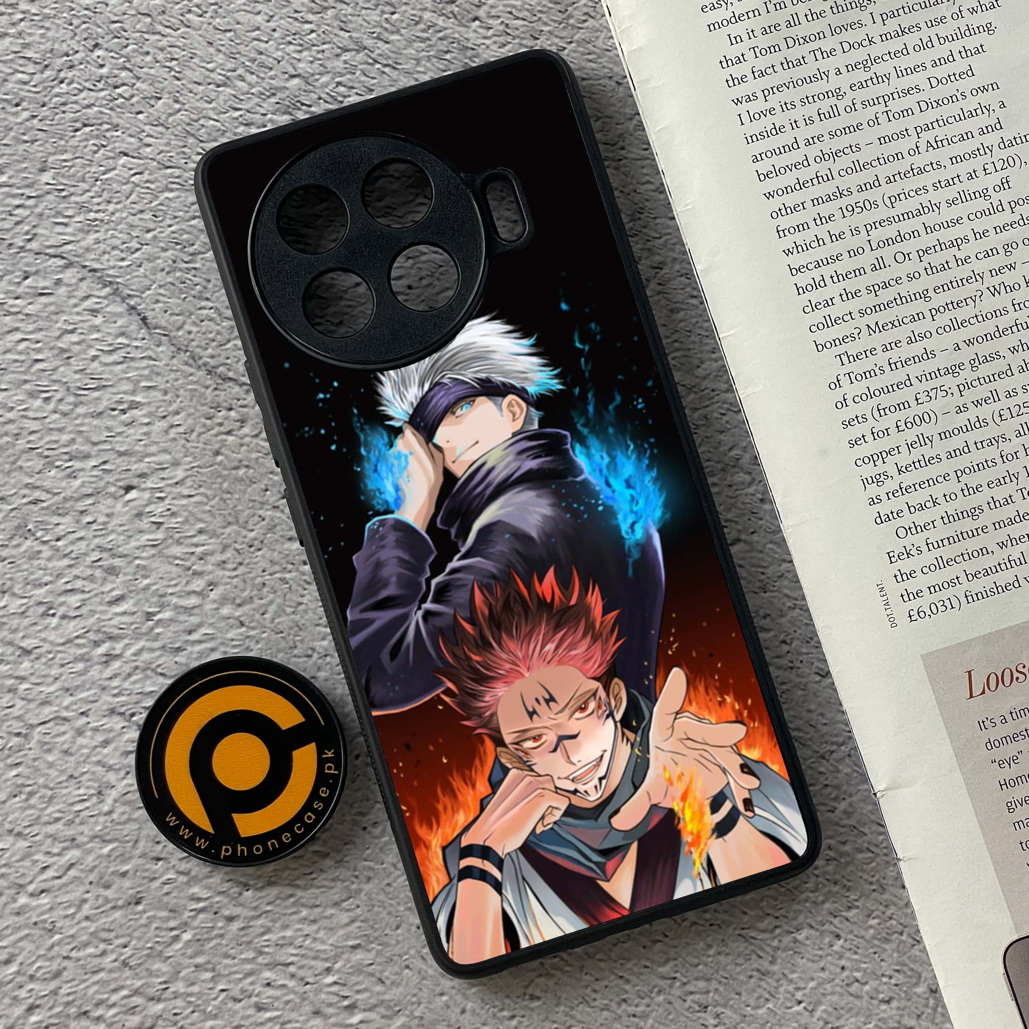 Tecno Spark 20 pro plus - Anime 2.0 Series - Premium Metal Printed soft Bumper shock Proof Case