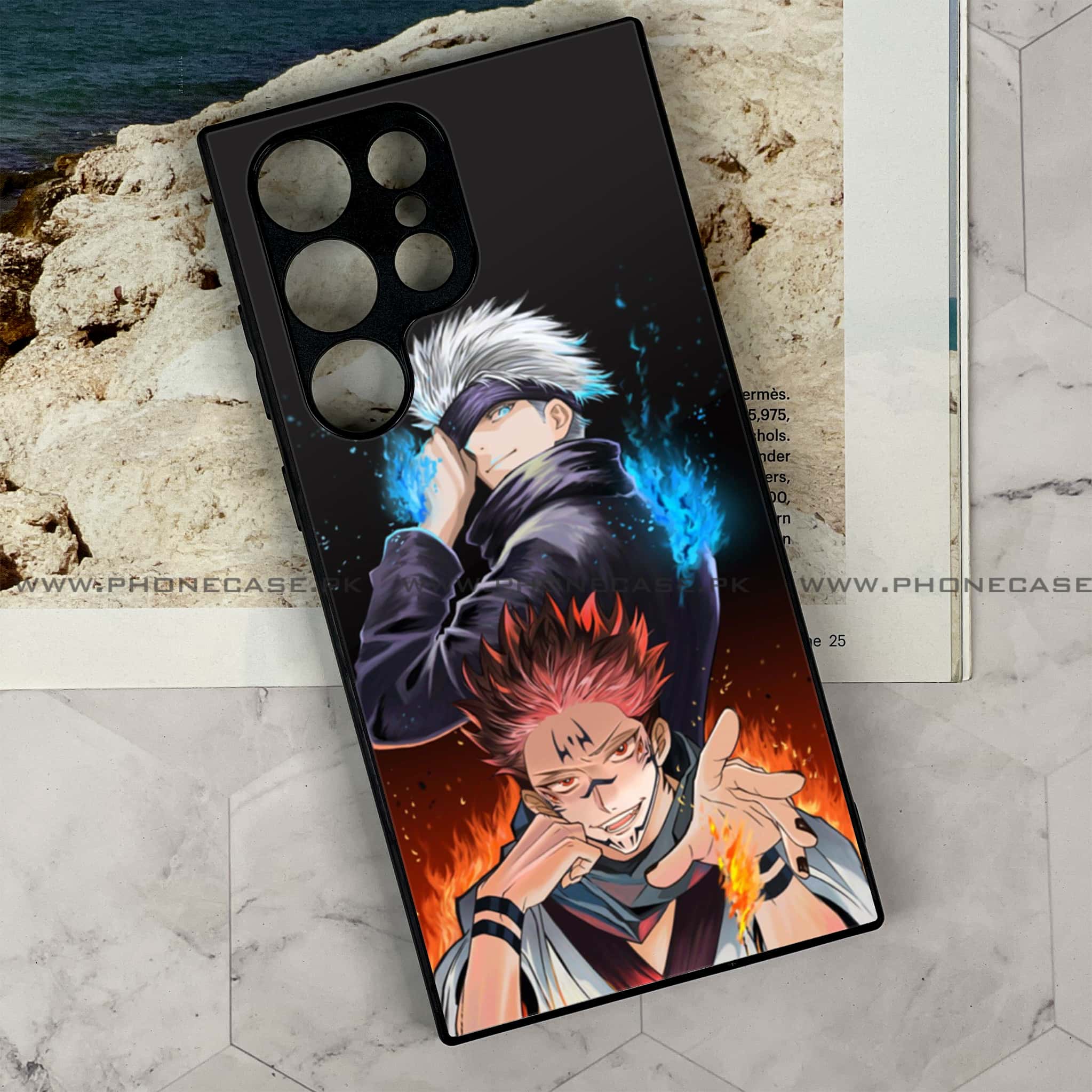 Samsung Galaxy S24 Ultra - Anime 2.0 Series - Premium Metal Printed soft Bumper shock Proof Case