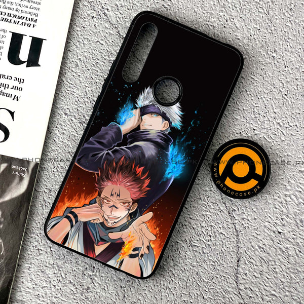 Huawei Y9 Prime (2019) - Anime 2.0 Design 10- Premium Printed Glass soft Bumper shock Proof Case CS-48529