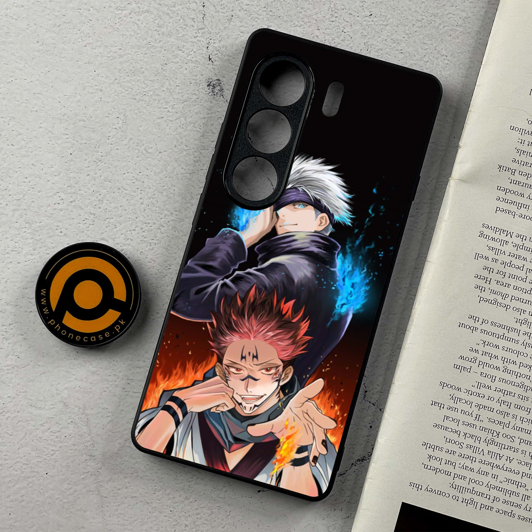Tecno Camon 40 - Anime 2.0 Series - Premium Metal Printed Soft Bumper Shockproof Case