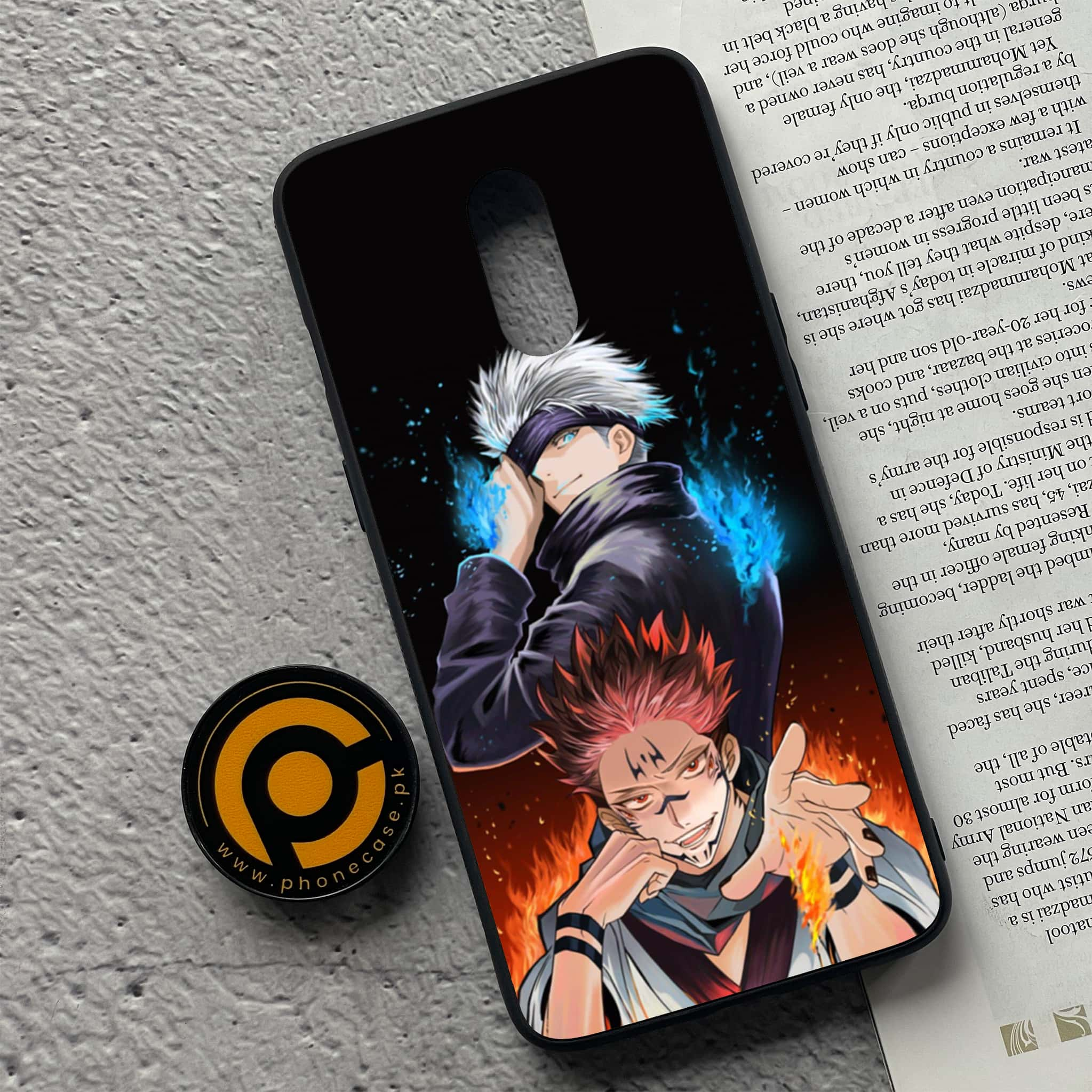 OnePlus 7 - Anime 2.0 Series - Premium Printed Glass soft Bumper shock Proof Case