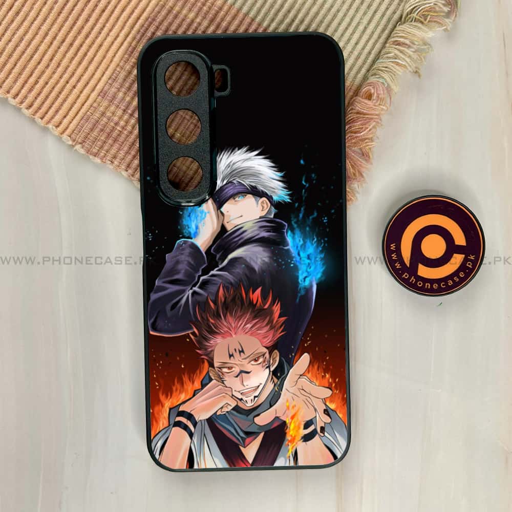 Infinix Hot 60i - Anime 2.0 Series - Premium Metal Printed soft Bumper shock Proof Case