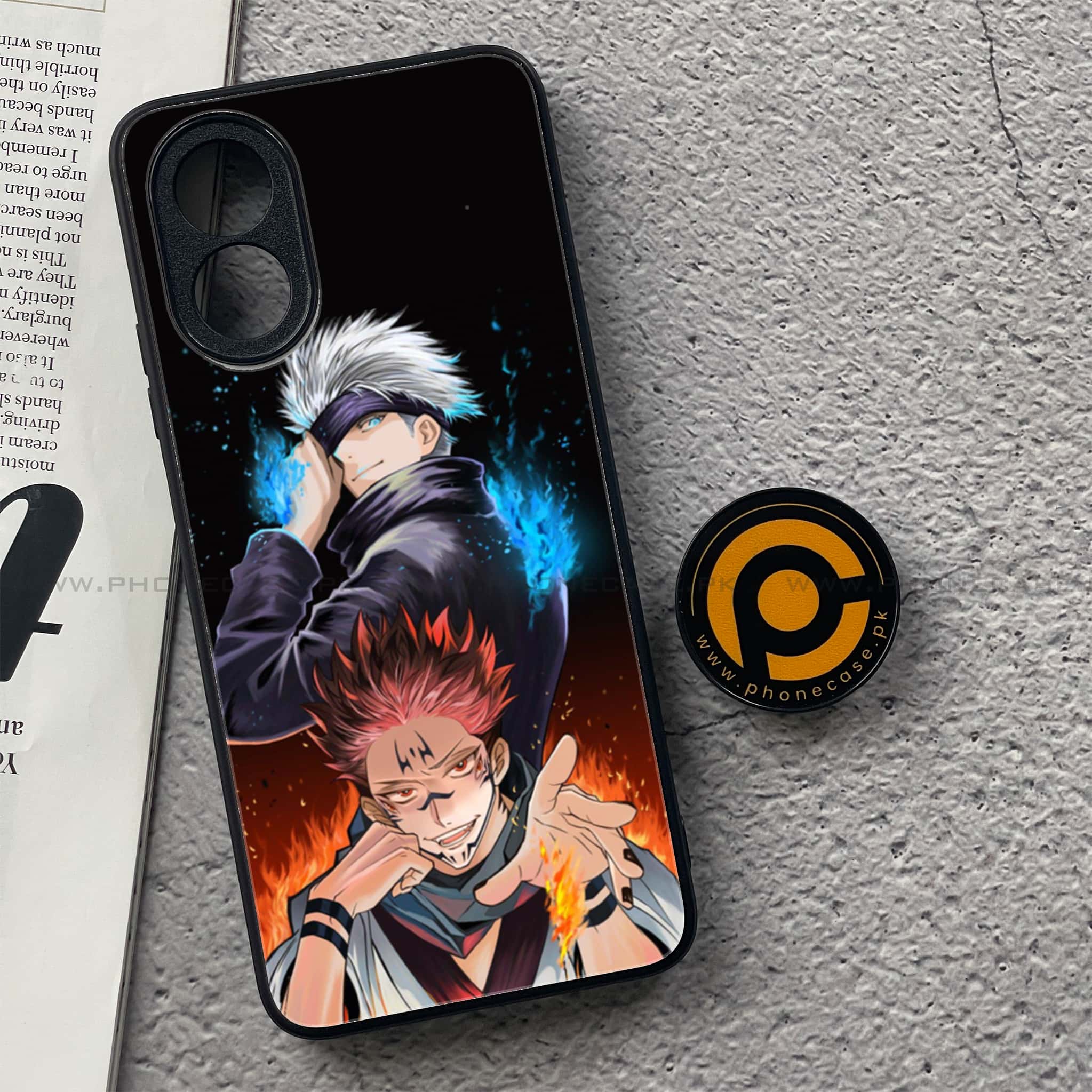 Oppo A38 4G - Anime 2.0 Series - Premium Printed Metal soft Bumper shock Proof Case