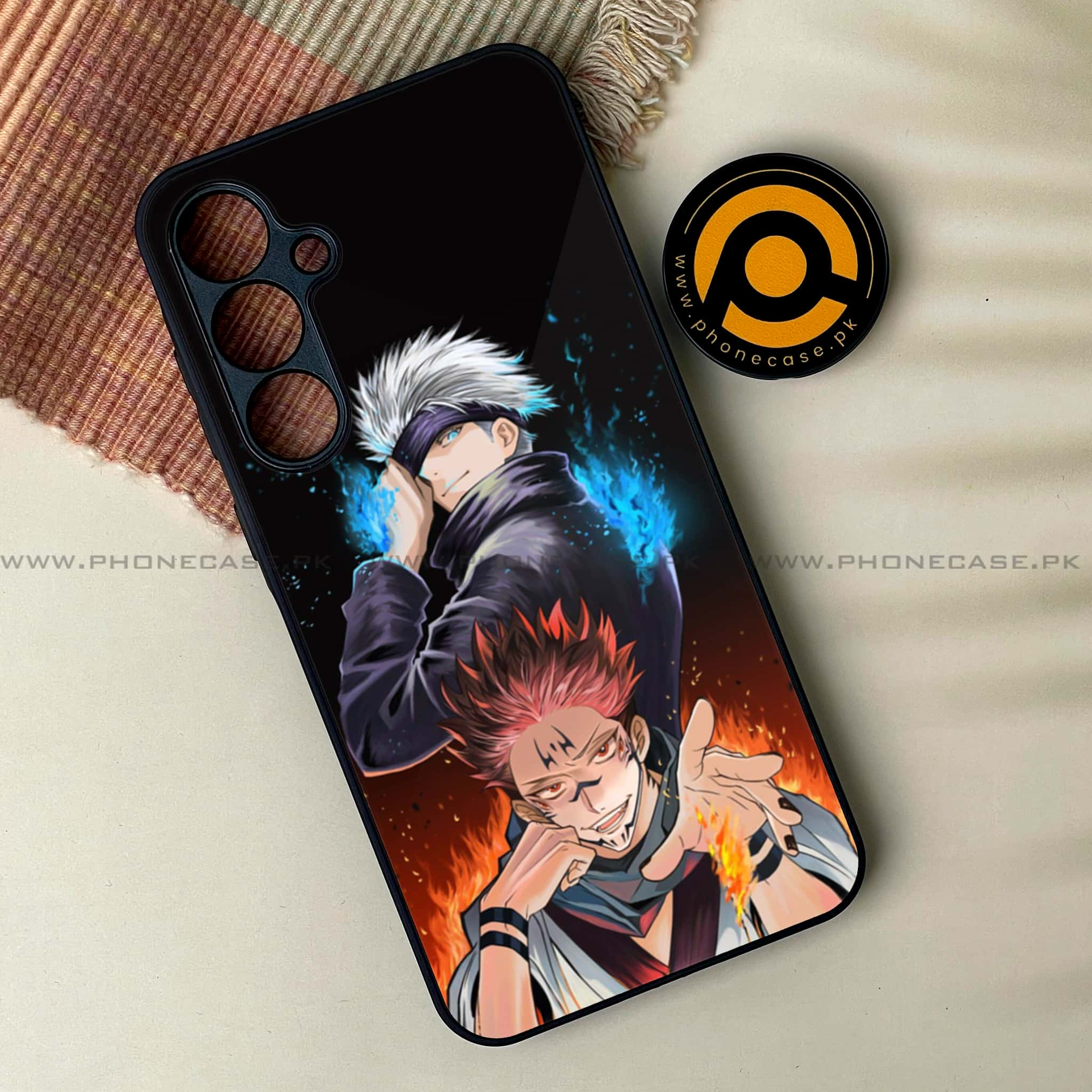 Galaxy A35 5G - Anime 2.0 Series - Premium Printed Glass soft Bumper shock Proof Case