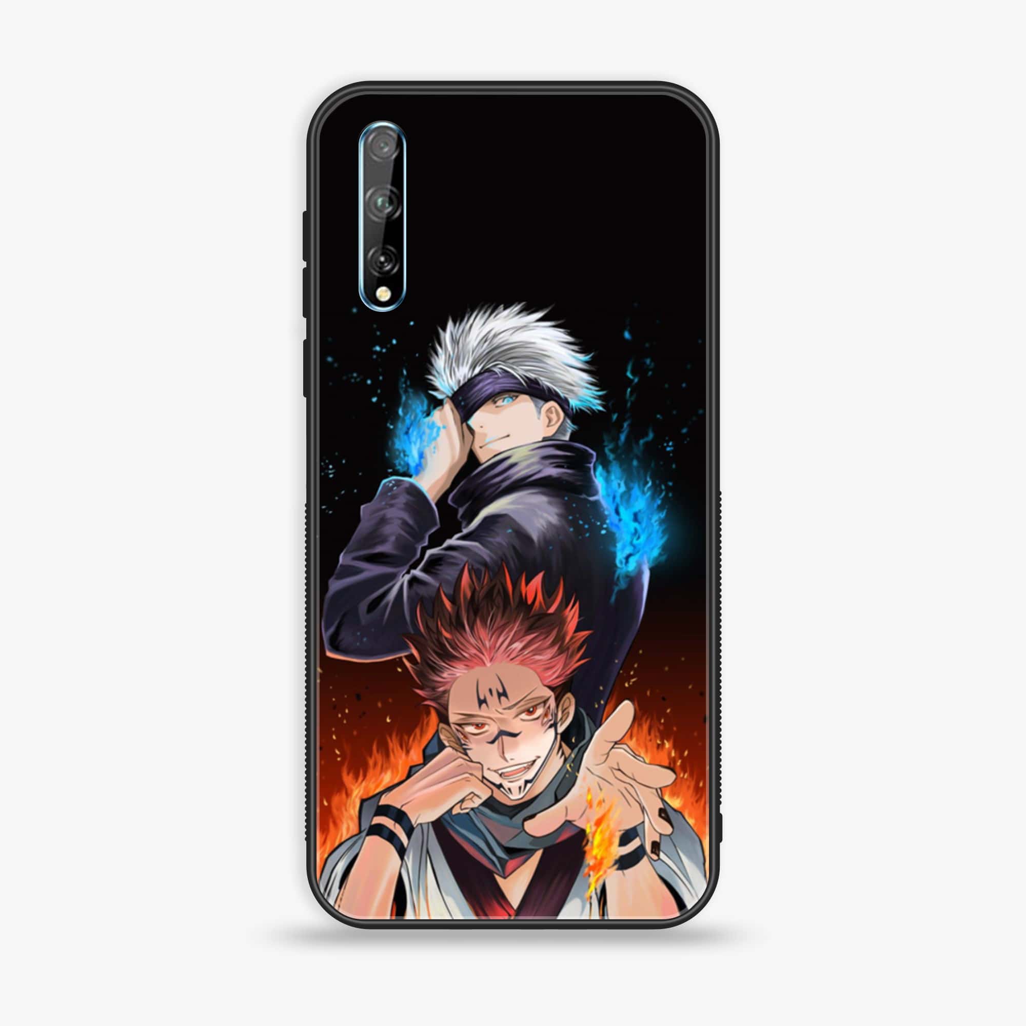 Huawei Y8p - Anime 2.0 Series - Premium Printed Glass soft Bumper shock Proof Case