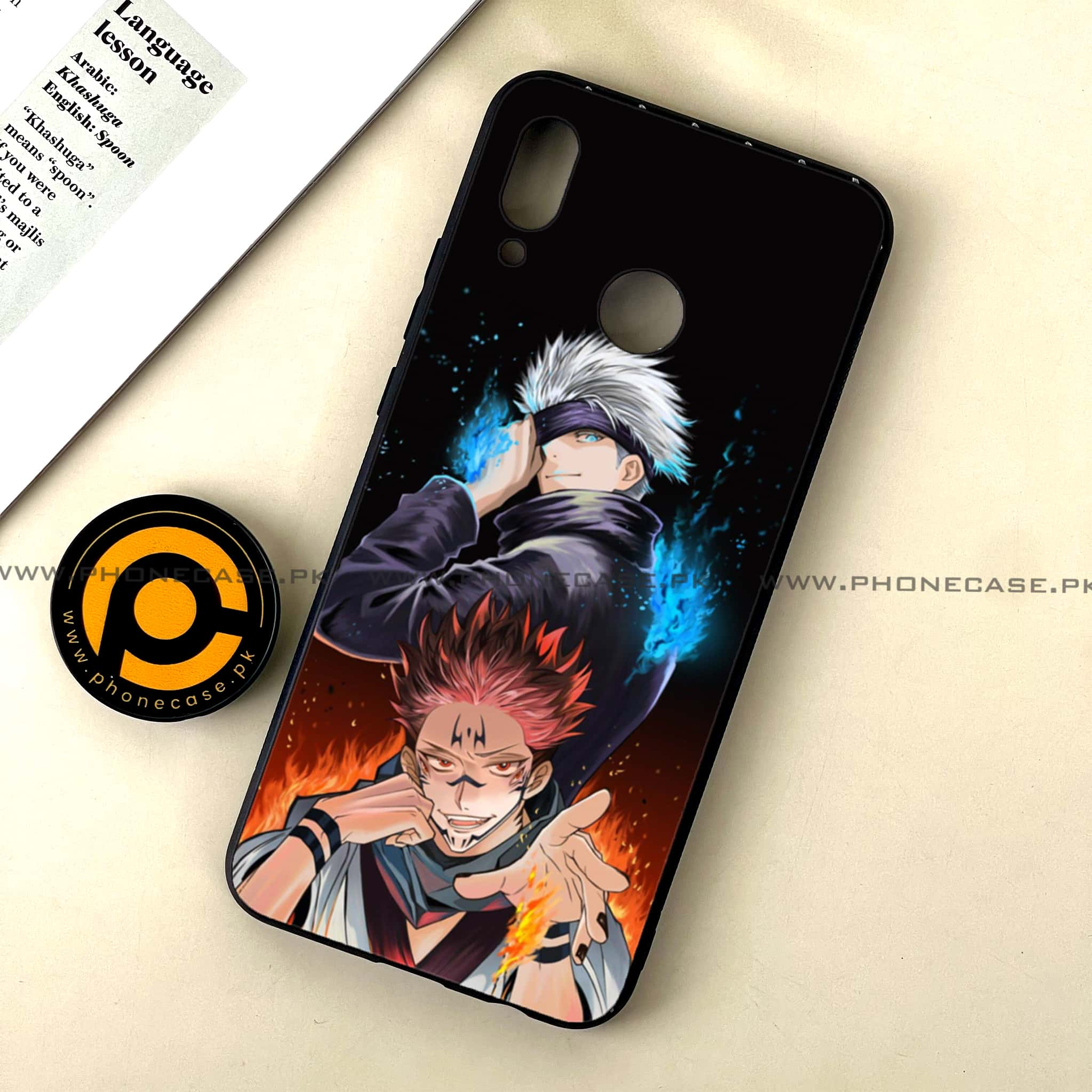 Huawei Nova 3 - Anime 2.0 Series - Premium Printed Glass soft Bumper shock Proof Case