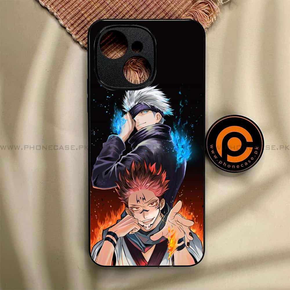 Tecno Spark 40C - Anime 2.0 Series - Premium Metal Printed soft Bumper shock Proof Case