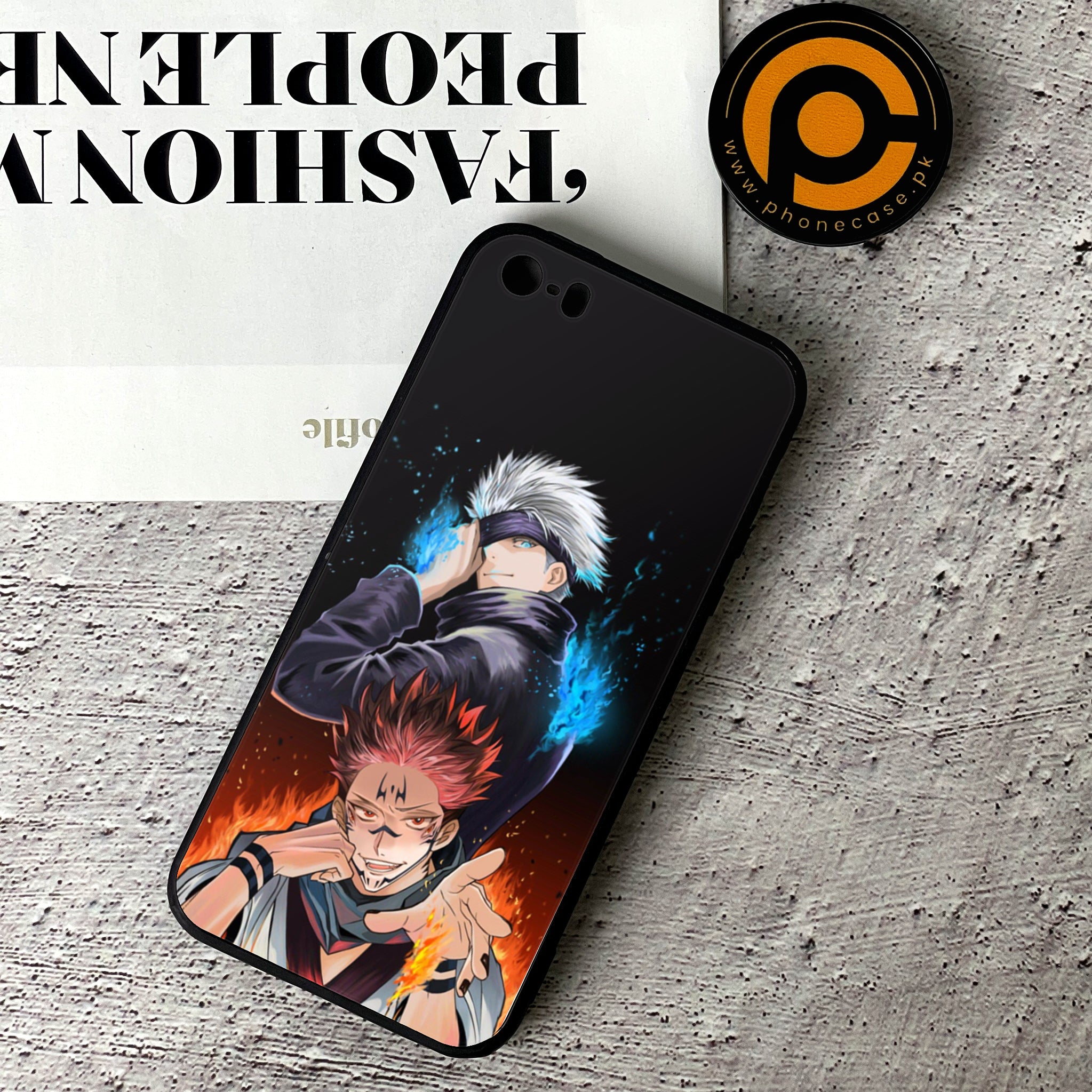 iPhone 5/5c/5s - Anime 2.0 Series - Premium Printed Glass soft Bumper shock Proof Case