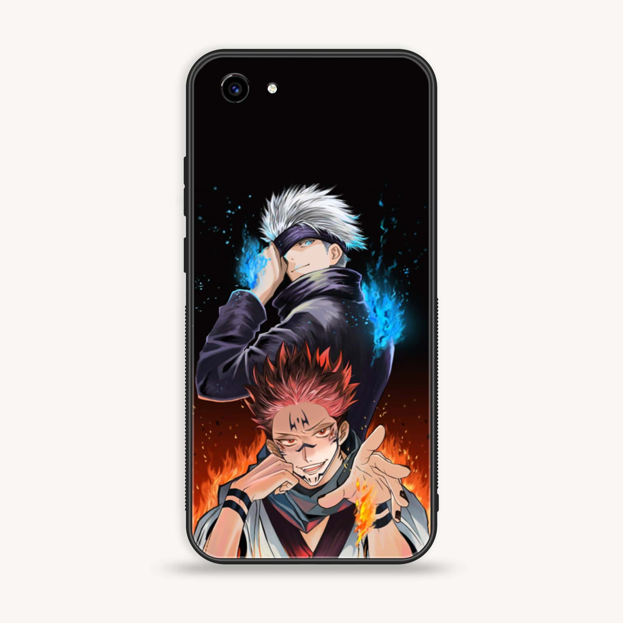 Vivo Y83 - Anime 2.0 Series - Premium Printed Glass soft Bumper shock Proof Case