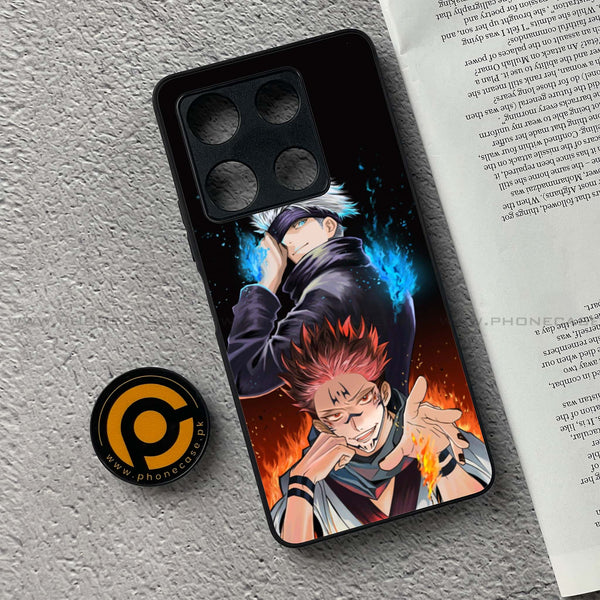 Infinix Note 30 Pro - Anime 2.0 Design 10- Premium Metal Printed soft Bumper shock Proof Case CS-49088