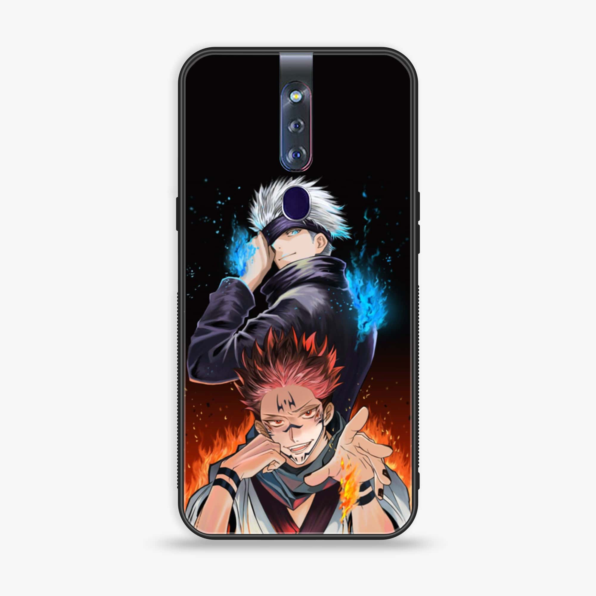 Oppo F11 Pro Anime 2.0 Series Premium Printed Glass soft Bumper shock Proof Case