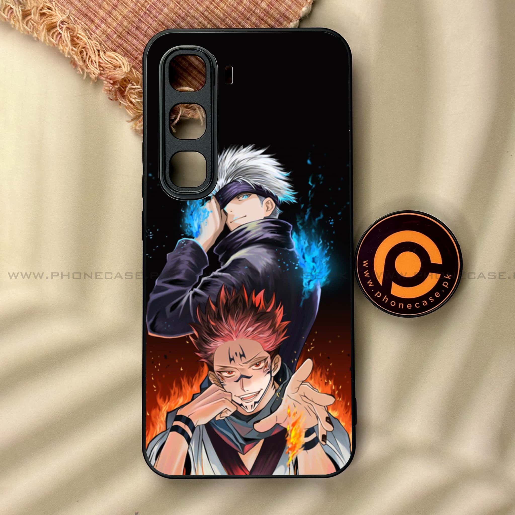 Infinix Hot 60 Pro - Anime 2.0 Series - Premium Metal Printed soft Bumper shock Proof Case