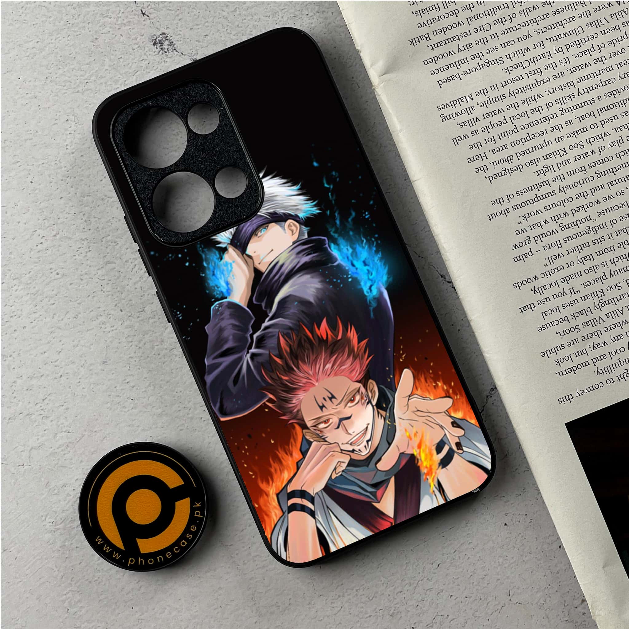 Oppo Reno 13 - Anime 2.0 Series - Premium Metal Printed Soft Bumper Shockproof Case
